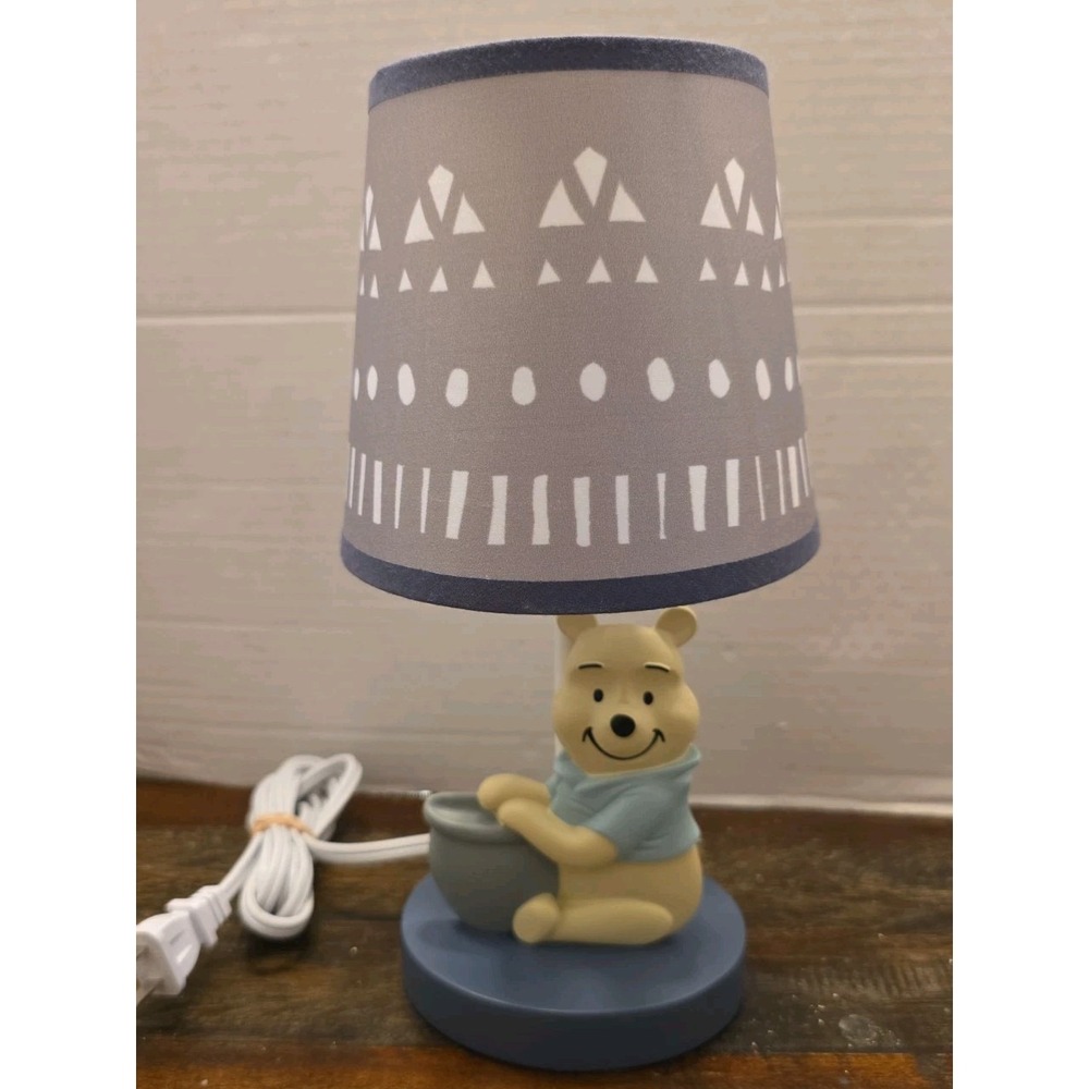 LAMBS & IVY BABY FOREVER POOH LAMP 14.5" WINNIE THE POOH DISNEY TESTED WORKS